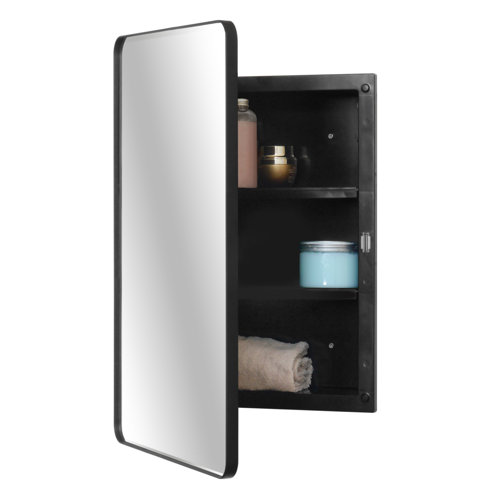 Ebern Designs 16'' W 24.1'' H Surface Mount Framed Medicine